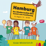 Kinderrechte-Bus beim 16. Hamburger Familientag