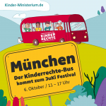 Der Kinderrechte-Bus beim JuKi Festival