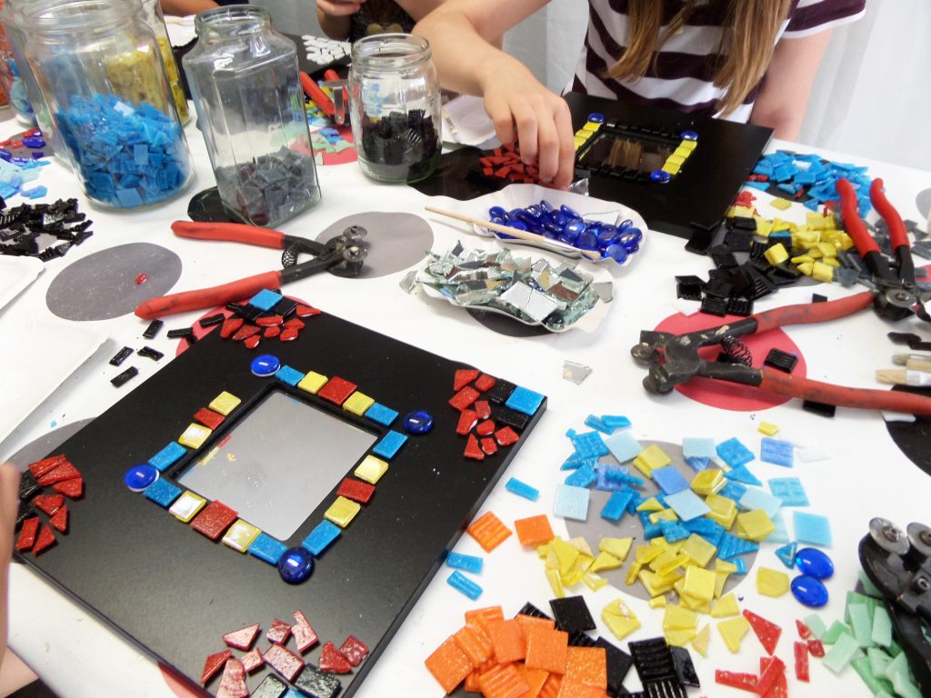 Kinder-Mosaik-Workshop
